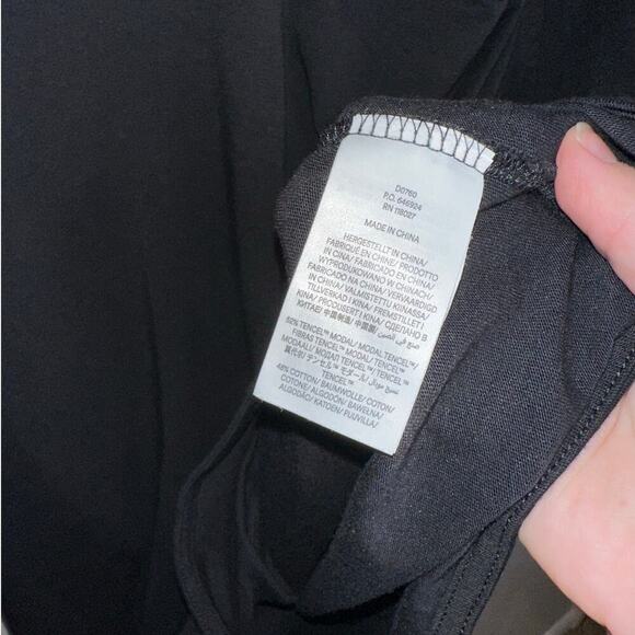 Boden Black Long Sleeve Ruched Knee Length Dress Size 6R Classic Breathable - Picture 7 of 7